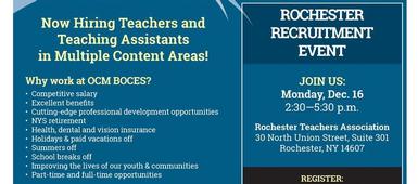 Join us at the Rochester Recruitment Event!