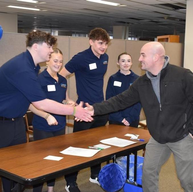 New Vision Criminal Justice students honor local law enforcement