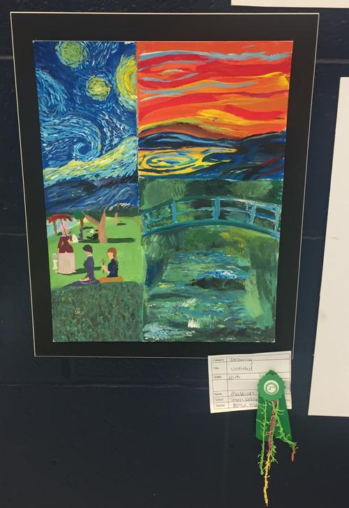 3rd place winner Maddison Tobins artwork