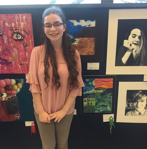 3rd place winner Maddison Tobins artwork