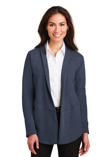 Ladies Interlock Cardigan with Pockets ($36.98)