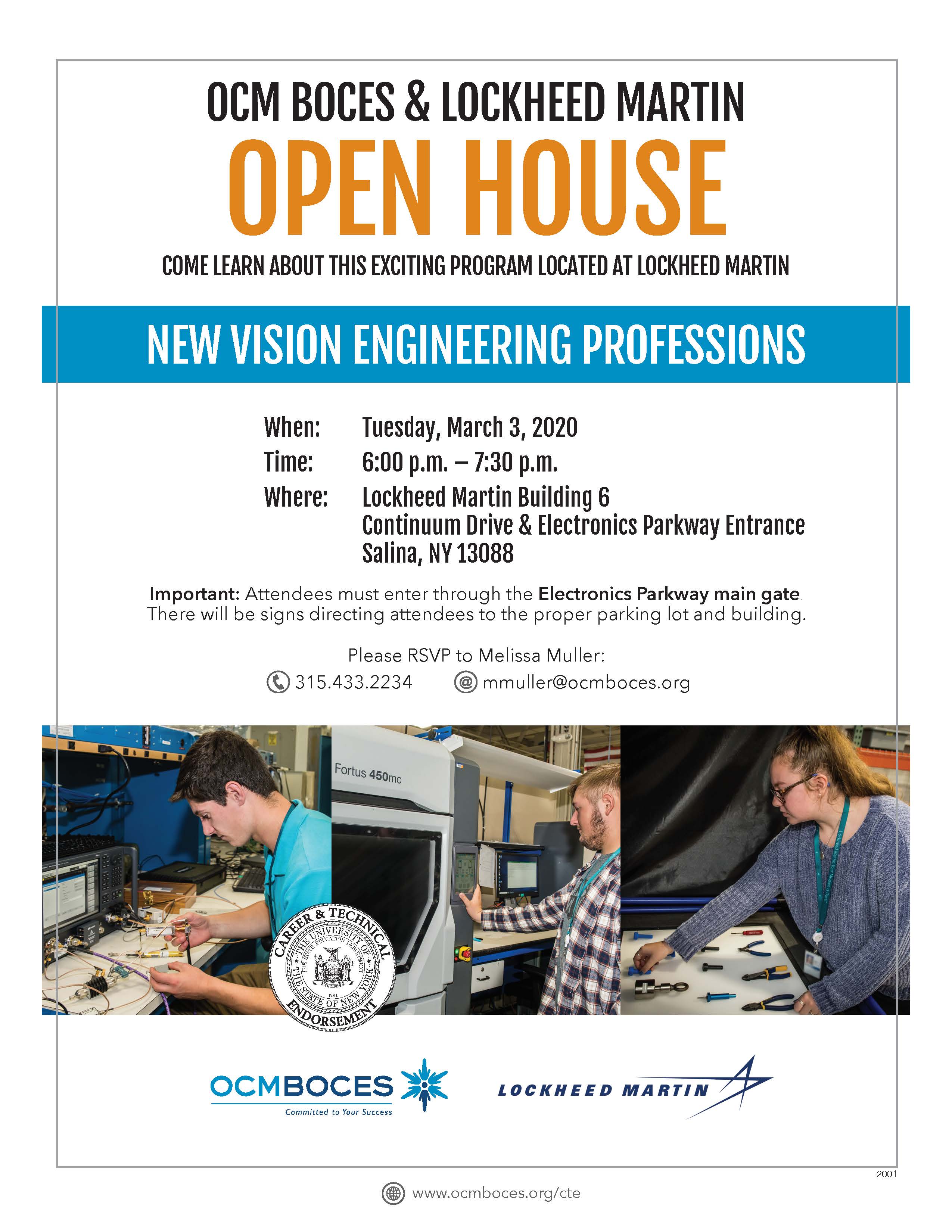 OCM BOCES Lockheed Martin Open House 