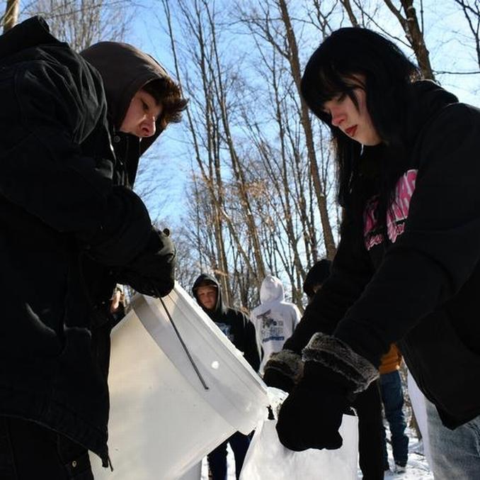 Cortland Alternative School Students Tap Into Nature — Literally