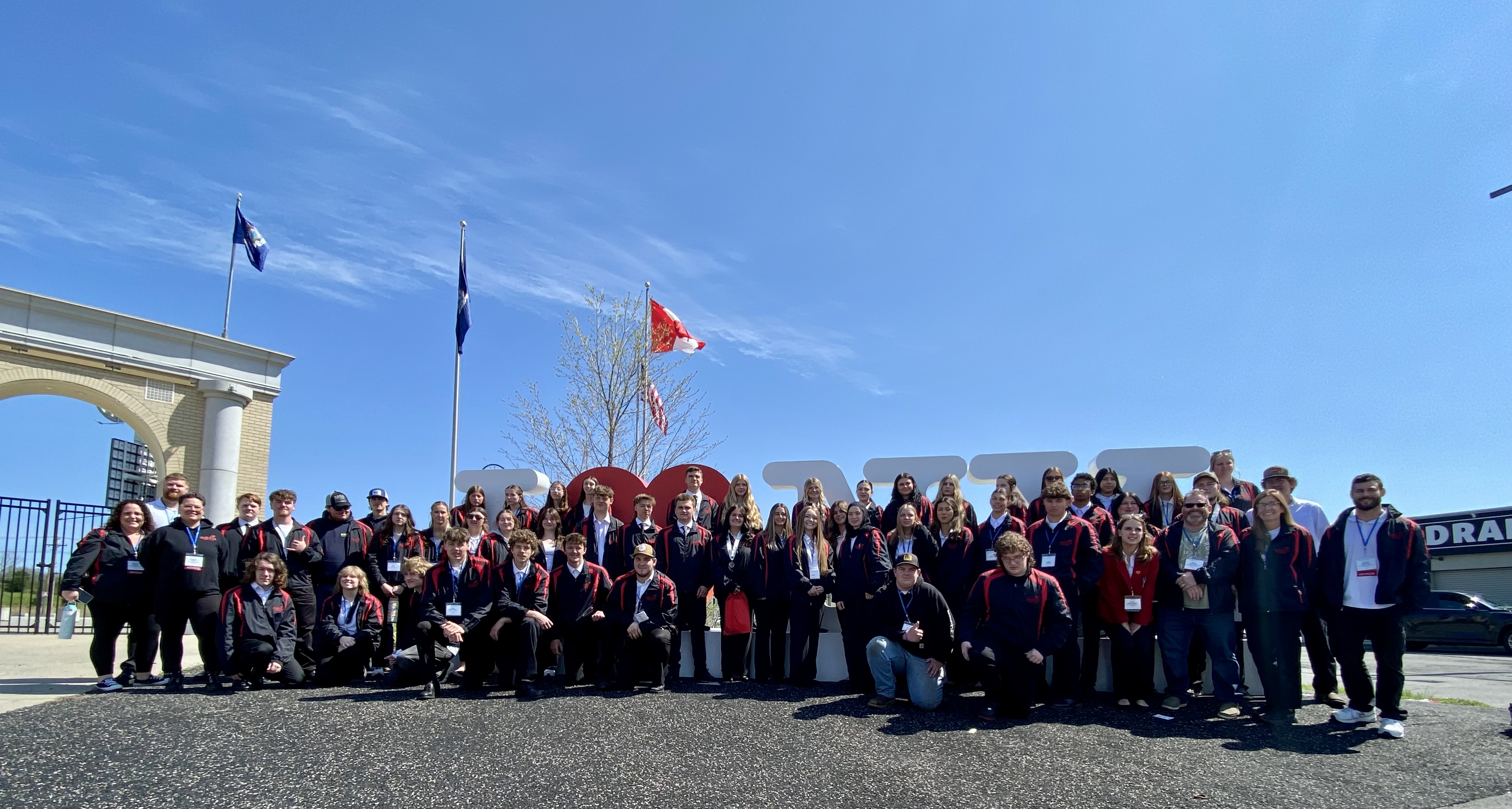 SkillsUSA competitors from OCM BOCES pose at the New York State Fair.